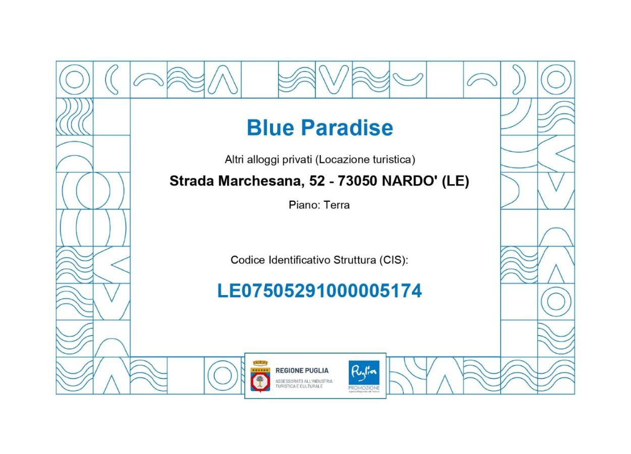 Blue Paradise Santa Maria al Bagno Exterior photo